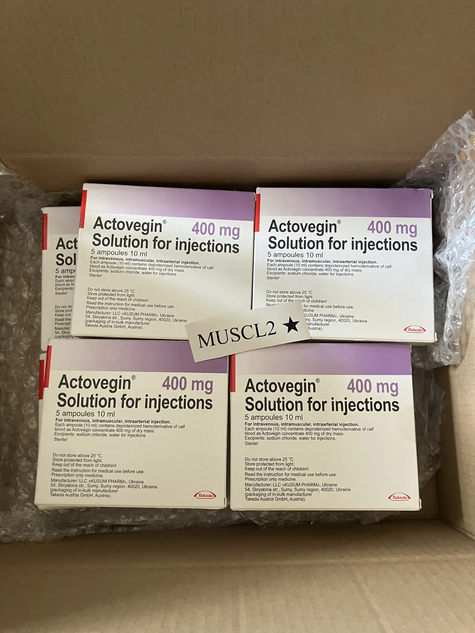 Actovegin 400 packaging